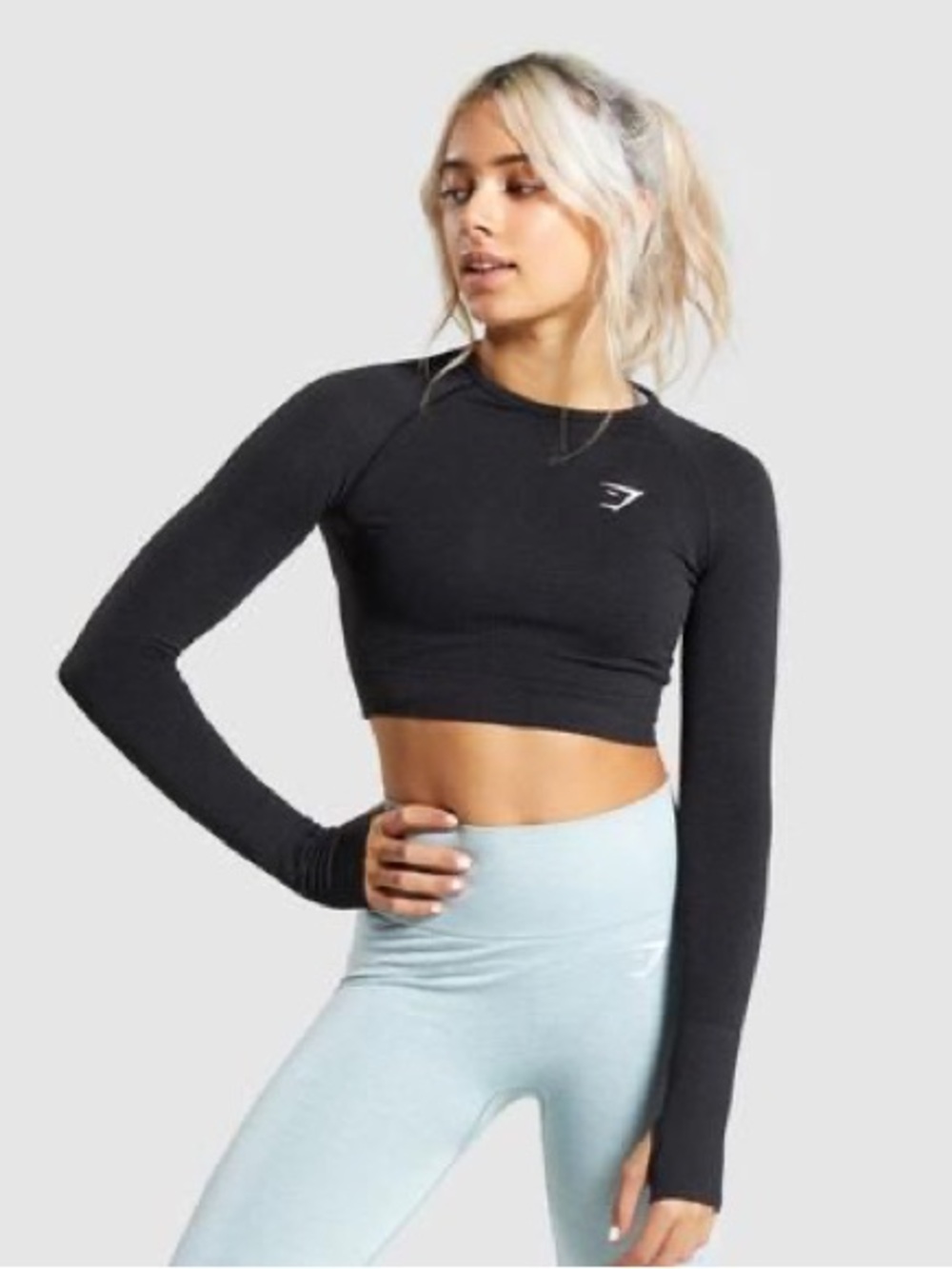 Gymshark Vital Seamless long-sleeve crop top